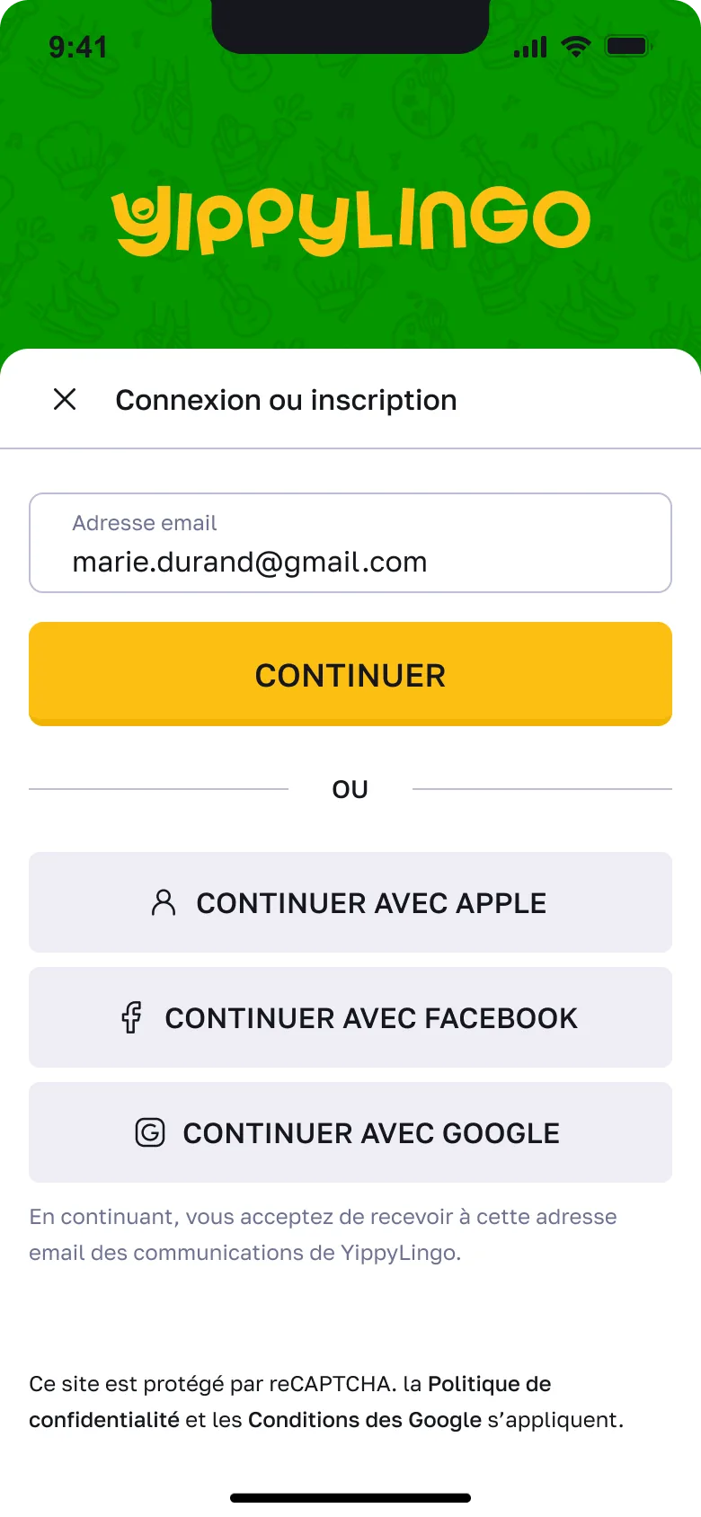 Connexion